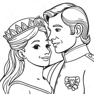 Kunglig Prins Och Prinsessa Malarbild 94152-33405