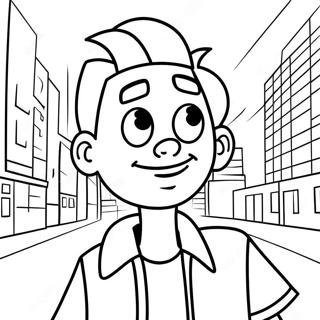 Hej Arnold I Staden Malarbild 94178 33428