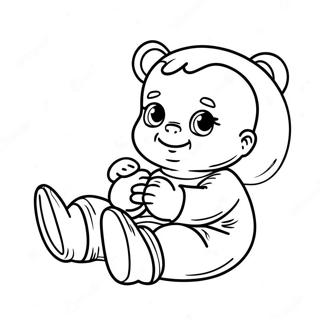 Realistisk Malarbild Av Bebis 94280-33576