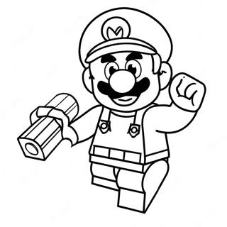 Lego Mario Målarbilder