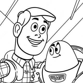 Woody Och Buzz Lightyear Aventyr Malarbild 94565-33782