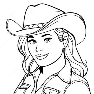 Jessie Cowgirl Malarbild 94566-33785