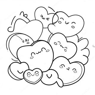 Lekfulla Konversationshjartan Malarbild 94593-33809