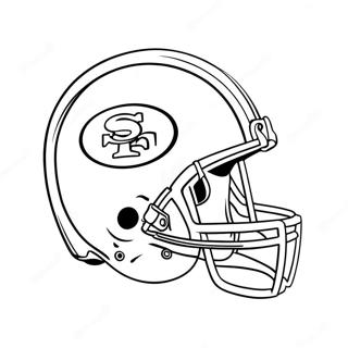 San Francisco 49ers Logotyp Malarbild 94692-34018