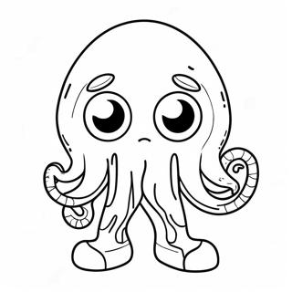 Skrammande Squid Game Docka Malarbild 94797 34103