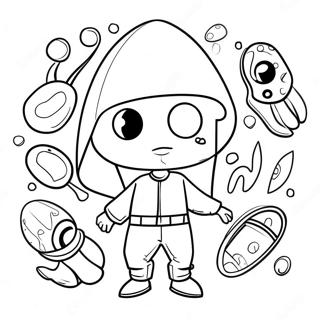 Squid Game Maskerad Vakt Malarbild 94799 34109