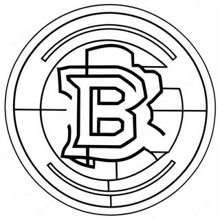 Bruins Logotyp Malarbild 95003-34259