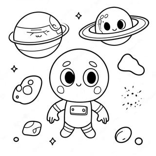 Sota Utomjordingar I Rymden Malarbild 95058 34316