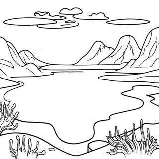 Arktisk Tundra Biom Malarbild 95183-34405