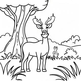 Savann Grasmark Biom Malarbild 95185-34413