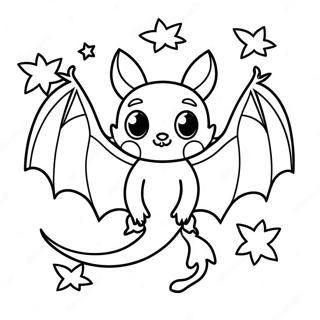 Halloween Fladdermus Malarbild 95258-34459