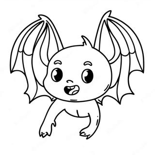 Halloween Fladdermus Malarbild 95258-34460