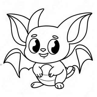 Sot Halloween Fladdermus Malarbild 95259-34463