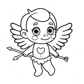 Sot Karleksgud Med Hjartpil Malarbild 95999-35078