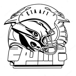 Seahawks Logotyp Malarbild 96490-35455