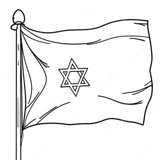 Israels Flagga Malarbild 96541-35496