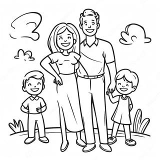 Glad Familjeliv Malarbild 97339-36283