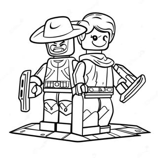 Episk Lego Fortnite Strid Malarbild 97570-36462