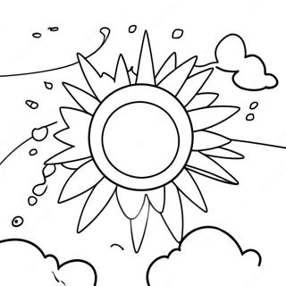 Solig Bla Himmel Malarbild 97621 36593