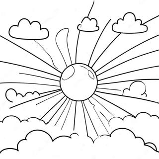 Solig Bla Himmel Malarbild 97621 36595