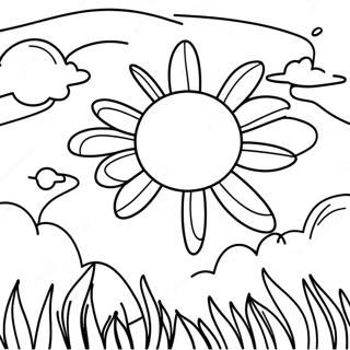 Solig Bla Himmel Malarbild 97621 36596