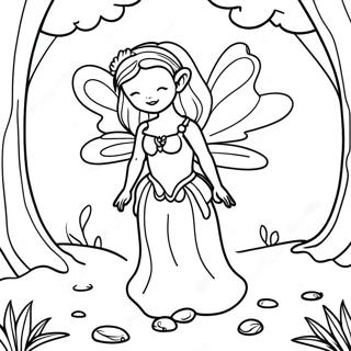 Fangslande Fe I En Skog Malarbild 97751 36739