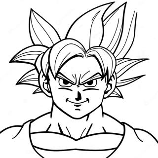 Goku I Super Saiyan Form Malarbild 97880-36837