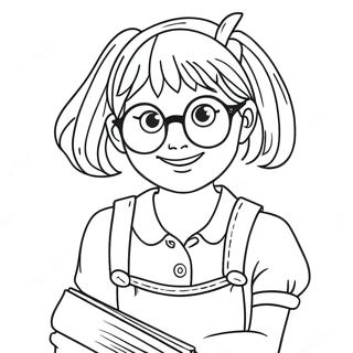 Rolig Junie B Jones Farglaggningssida 97985 36921