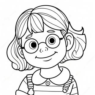 Rolig Junie B Jones Farglaggningssida 97985 36924