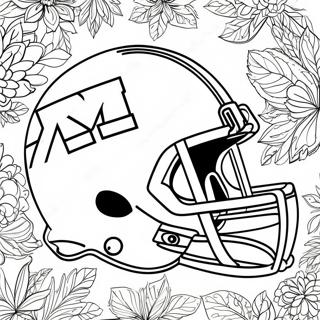 Michigan Fotbollslags Logotyp Malarbild 98956-37676
