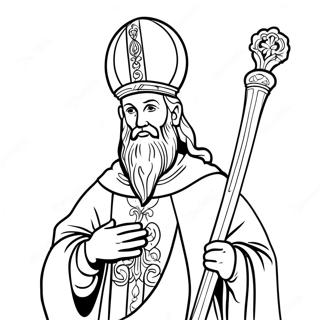 St Patrick Religios Malarbild 98981-37694