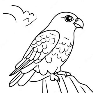 Peregrine Falcon Malarbild 99239-37894