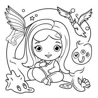 Mira Med Magiska Varelser Malarbild 99421 38042