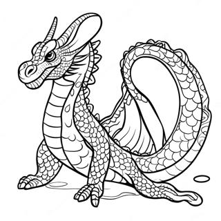 Storslagen Vattendrake Malarbild 99445-38059