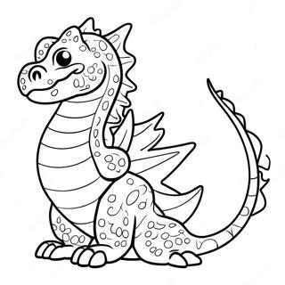 Lekfull Vattendrake Malarbild 99446-38061