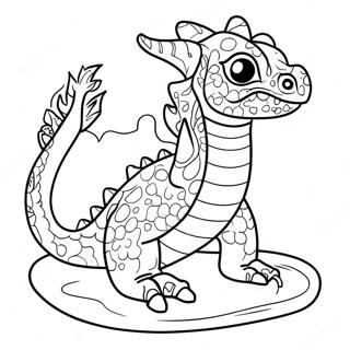 Lekfull Vattendrake Malarbild 99446-38063