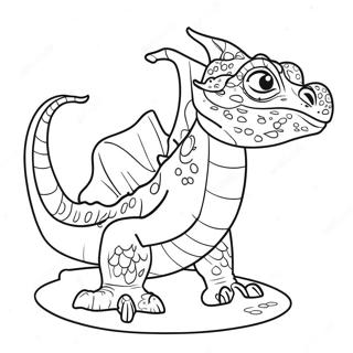 Lekfull Vattendrake Malarbild 99446-38254