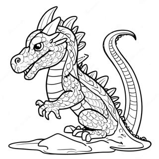 Vild Vattendrake Malarbild 99447-38065