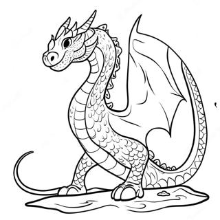 Vild Vattendrake Malarbild 99447-38067