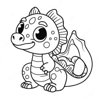 Sot Baby Vattendrake Malarbild 99448-38070