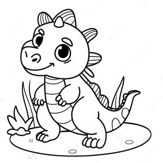 Sot Baby Vattendrake Malarbild 99448-38071