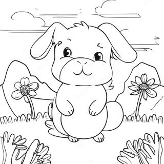 Fargglad Psalm 23 Vers Malarbild 99936-38639