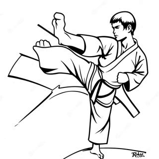 Karate Malarbild 99985-38668