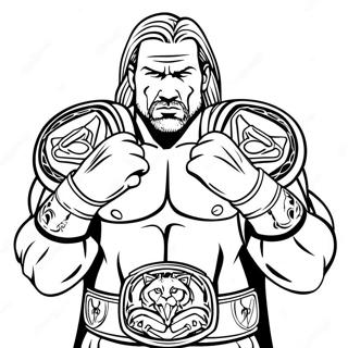 Triple H Haller Tva Balten Malarbild 99-2377